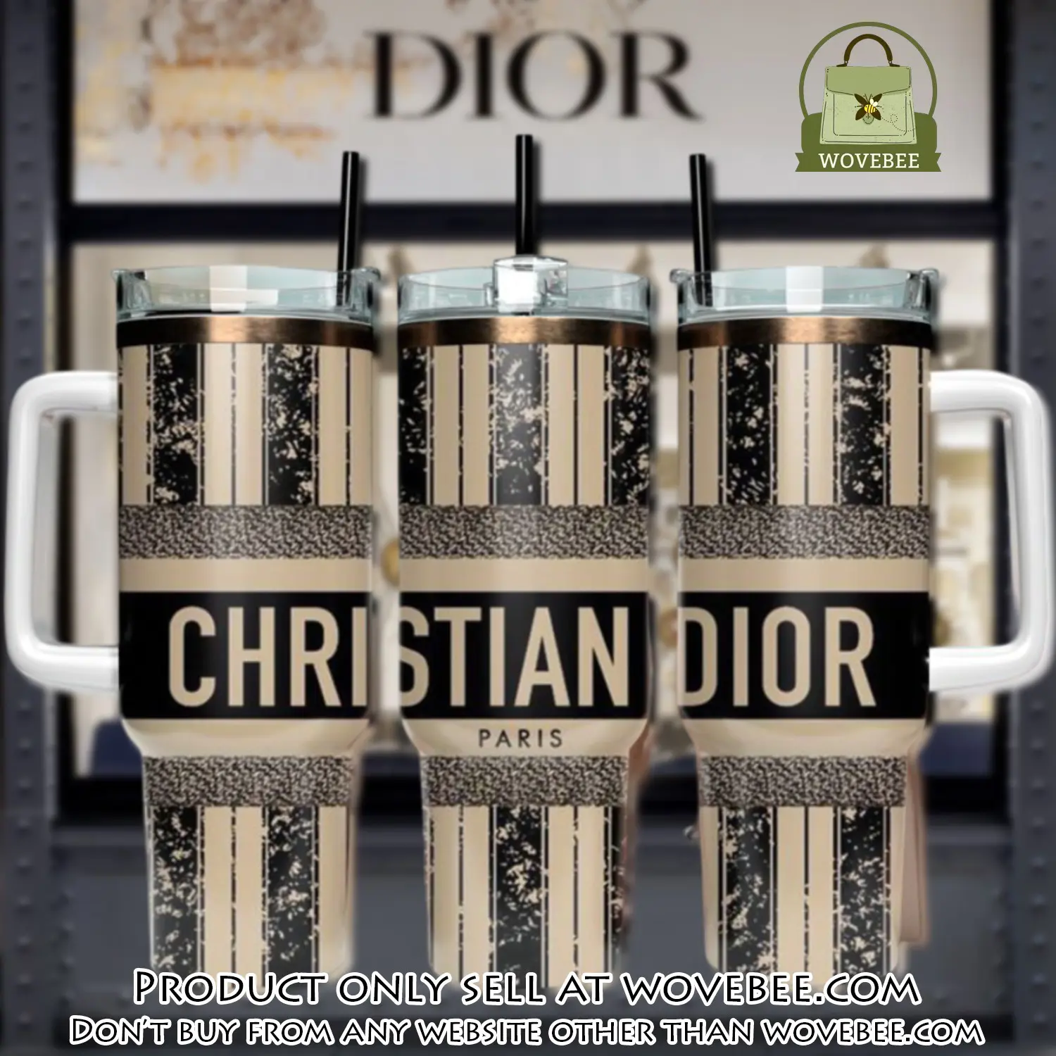 Dior logo 40oz stanley tumbler 40oz stanley tumbler fashion stanley tumbler ktb1119 wvb1137358